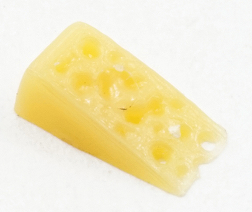 Dollhouse Miniature Cheese, Wedge